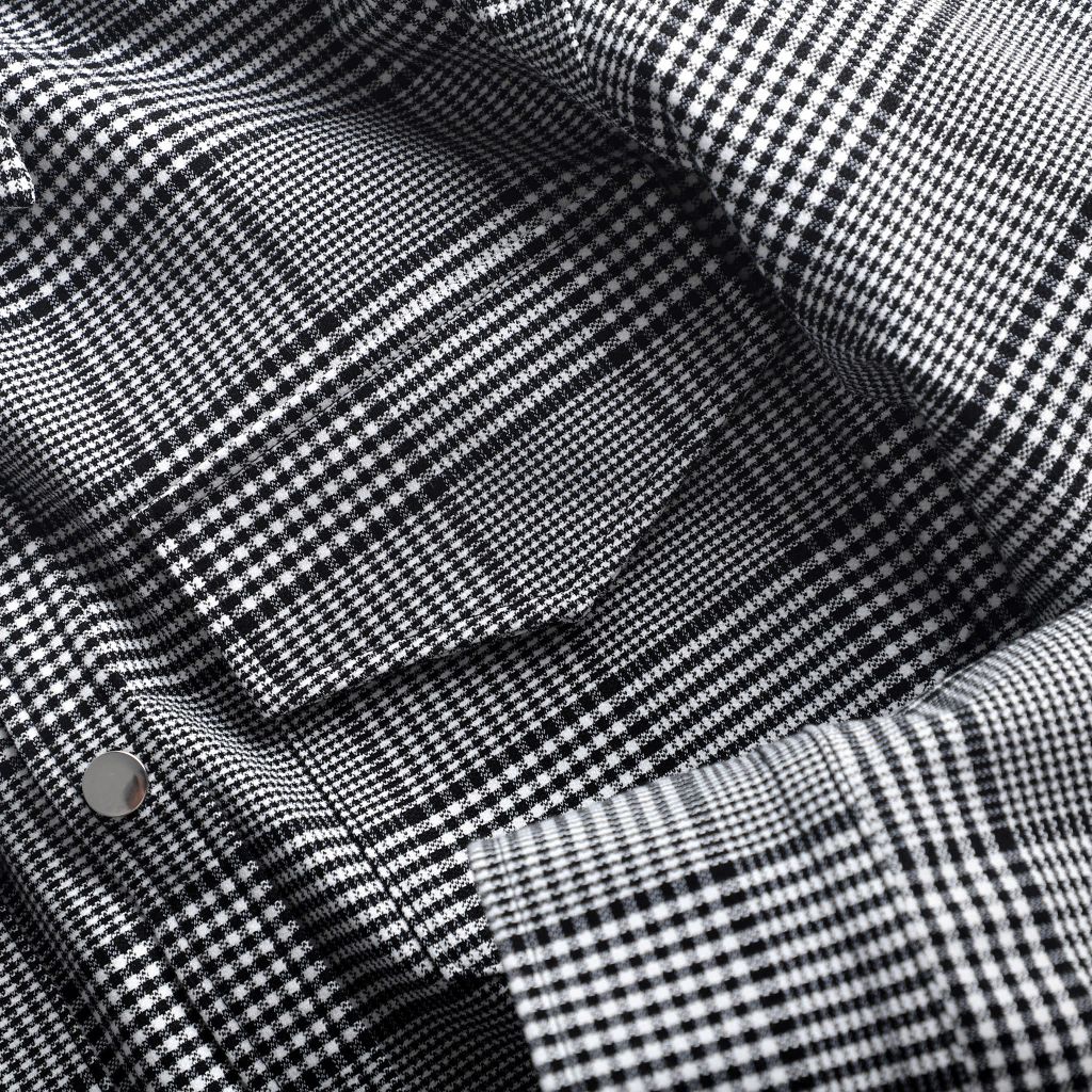 Áo khoác chất vải bố caro co giãn 4 chiều sang trọng, lịch lãm bigsize nam 90- 135 kg