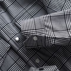 Áo khoác chất vải bố caro co giãn 4 chiều sang trọng, lịch lãm bigsize nam 90- 135 kg