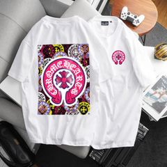 Bigmen.Bigsizemen - Áo thun chất vải cotton in hoa văn thời trang bigsize nam 85- 135 kg- Chữ thập hồng