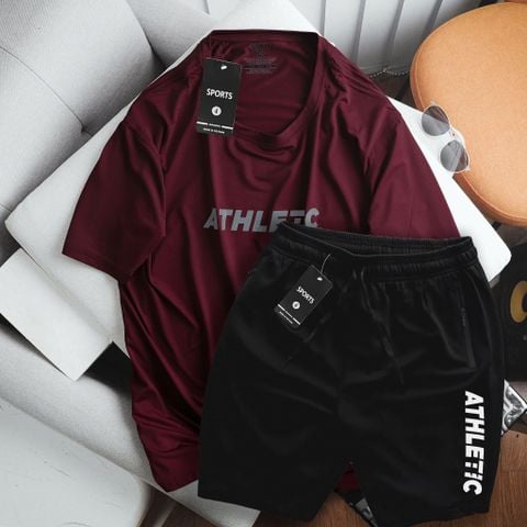 [Big Men] Set bộ thể thao chất thun lạnh siêu mát mùa hè in phản quang bigsize nam 80- 135 kg- Ath.