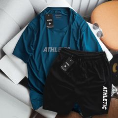[Big Men] Set bộ thể thao chất thun lạnh siêu mát mùa hè in phản quang bigsize nam 80- 135 kg- Ath.