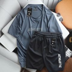 [Big Men] Set bộ thể thao chất thun lạnh siêu mát mùa hè in phản quang bigsize nam 80- 135 kg- Ath.