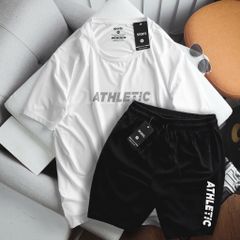 [Big Men] Set bộ thể thao chất thun lạnh siêu mát mùa hè in phản quang bigsize nam 80- 135 kg- Ath.