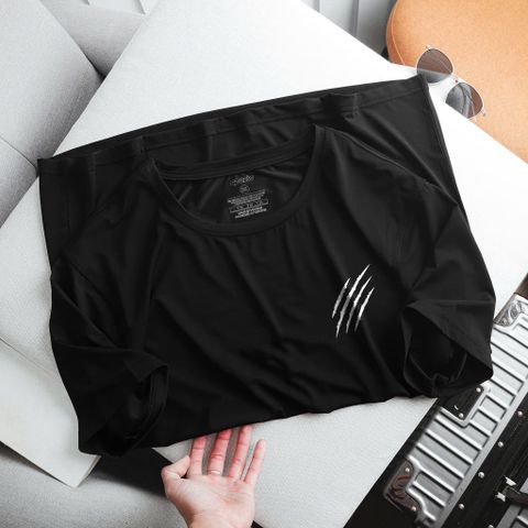 Set bộ thể thao chất thun lạnh siêu mát mùa hè in decal bigsize nam 80- 135 kg- Cào