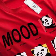 Bigmen.Bigsizemen - Áo thun chất vải cotton in hình dễ thương Gấu Mood bigsize nam 45- 135 kg