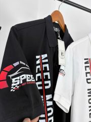 [Bigmen.Bigsizemen] Áo thun polo chất cotton in chữ SPEED độc đáo bigsize nam 85- 135 kg