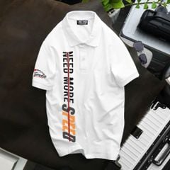[Bigmen.Bigsizemen] Áo thun polo chất cotton in chữ SPEED độc đáo bigsize nam 85- 135 kg