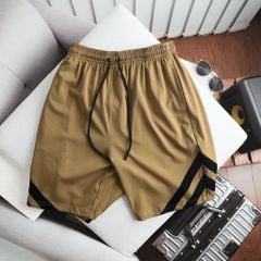 Set bộ chất vải cotton màu vàng thời trang bigsize nam 85- 135 kg