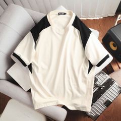 Áo thun cotton phối nách sườn bigsize nam 85-130kg