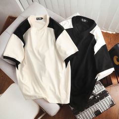 Áo thun cotton phối nách sườn bigsize nam 85-130kg