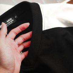 Áo thun cotton phối nách sườn bigsize nam 85-130kg