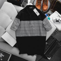 Set bộ polo chất vải umi phói caro thời trang bigsize nam 85- 130 kg