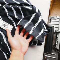 [bigsizemen] Áo sơ mi tay ngắn họa tiết bigsize nam cỡ đại 140kg