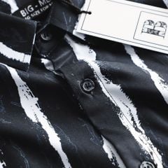 [bigsizemen] Áo sơ mi tay ngắn họa tiết bigsize nam cỡ đại 140kg