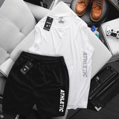 [ Big Men] Set bộ ba lỗ thể thao chất vải thun lạnh in thời trang bigsize nam 60- 135 kg_ Ath