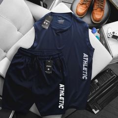 [ Big Men] Set bộ ba lỗ thể thao chất vải thun lạnh in thời trang bigsize nam 60- 135 kg_ Ath