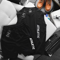 [ Big Men] Set bộ ba lỗ thể thao chất vải thun lạnh in thời trang bigsize nam 60- 135 kg_ Ath