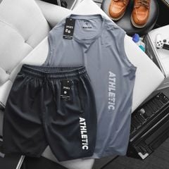 [ Big Men] Set bộ ba lỗ thể thao chất vải thun lạnh in thời trang bigsize nam 60- 135 kg_ Ath