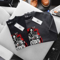 [ Big Men] Áo thun chất vải umi wash in One Piece thời trang bigsize nam 85- 135 kg