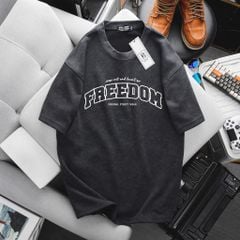 [ Big Men] Áo thun chất vải umi wash in Freedom thời trang bigsize nam 85- 135 kg