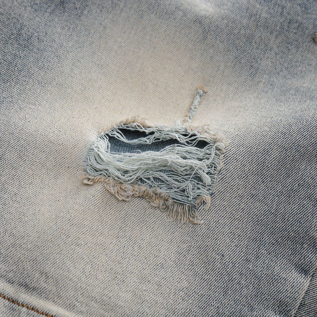 [ Big Men] Quần short jean màu wash cá tính thời trang bigsize nam 80- 130 kg_ 036&366