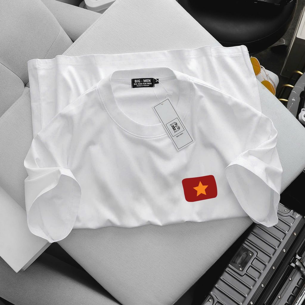 Áo thun cotton Yêu Nước Việt Nam 30/4 in 2 mặt thời trang bigsize nam 55- 135 kg