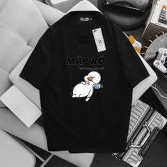[ Big Men] Áo thun cotton in vịt mập dễ thương thời trang bigsize nam 85- 135 kg.