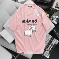 [ Big Men] Áo thun cotton in vịt mập dễ thương thời trang bigsize nam 85- 135 kg.