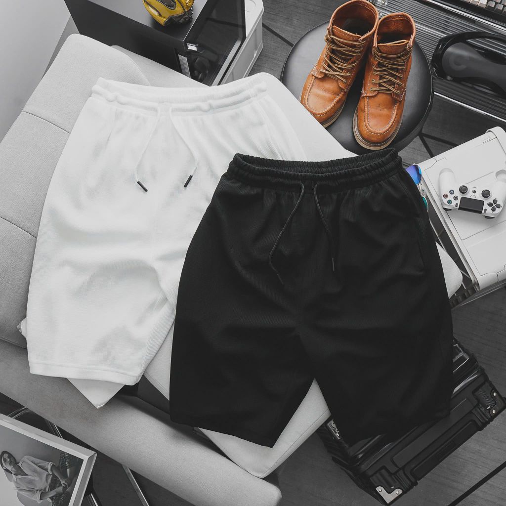Quần short thun nam big size chất nỉ tổ ong co giãn thoáng mát mùa hè (Mẫu 6)