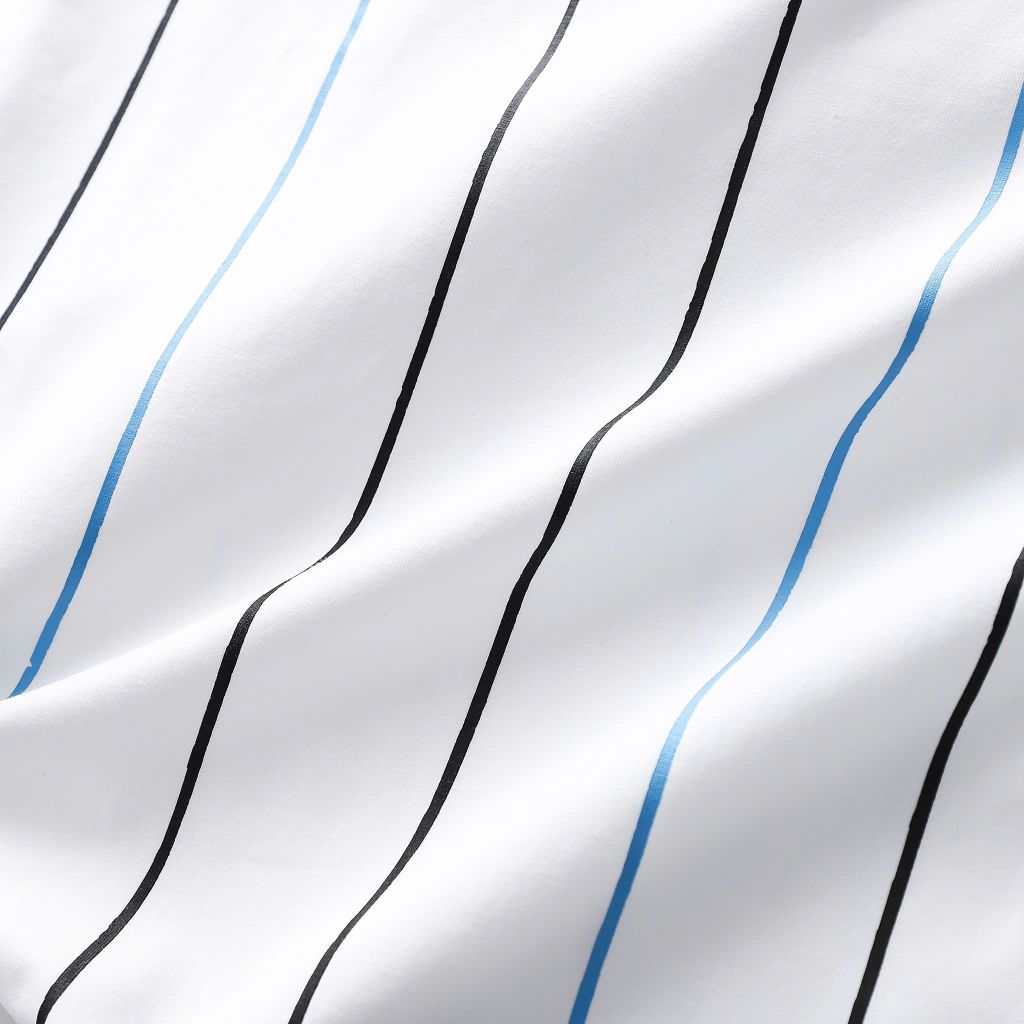 Áo thun polo cotton phối sọc dọc thời trang bigsize nam< 135 kg