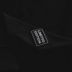 Áo thun cotton tổ ong màu đen thoáng mát thời trang bigsize nam< 135 kg