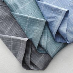 [Big Men] Áo sơ mi tay ngắn phối sọc vuông lịch lãm thời trang bigsize nam 80- 130 kg