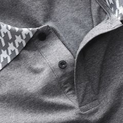 [Big Men] Áo thun polo vải cotton phối cổ thổ cẩm thời trang cỡ đại bigsize nam < 140kg - cổ sét