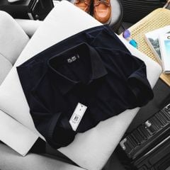 Áo thun polo trơn vải cotton 100% nam bigsize 80 - 130kg - polo2