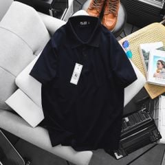 Áo thun polo trơn vải cotton 100% nam bigsize 80 - 130kg - polo2