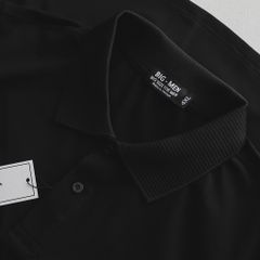 Áo thun polo trơn vải cotton 100% nam bigsize 80 - 130kg - polo2
