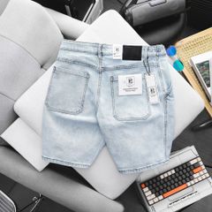 Big Men- Quần short jean tông xanh nhạt thời trang năng động bigsize nam 80- 130 kg_ mã 458