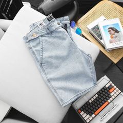 Big Men- Quần short jean tông xanh nhạt thời trang năng động bigsize nam 80- 130 kg_ mã 458