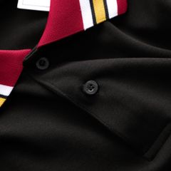[ Big Men] Áo thun polo chất cotton phối bo cổ đỏ thời trang bigsize nam 85- 135 kg