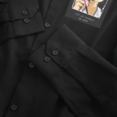 Áo sơ mi tay dài big size unisex in hình cô gái chất vải mịn mát bigsizemen <140kg