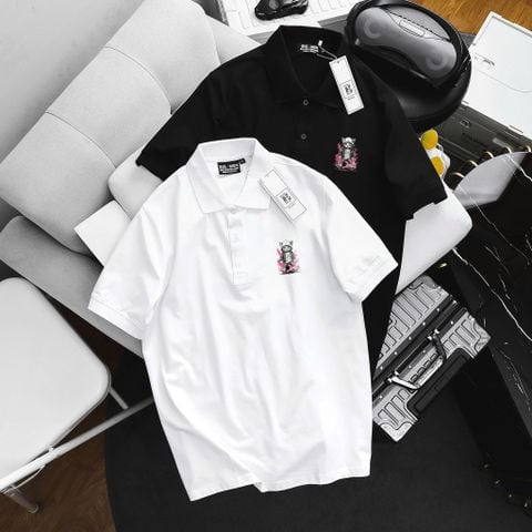 Big Men - Áo thun polo bigsize nam in họa tiết Mèo thời trang < 135kg