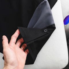 Áo sơ mi tay ngắn phối màu thời trang vải lụa QC cao cấp (Mẫu 34)