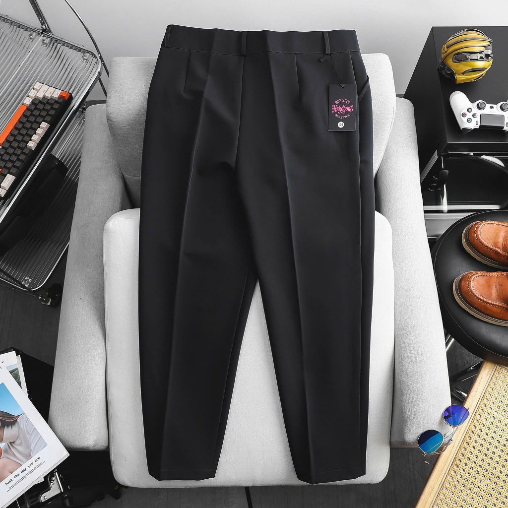 [BIG SIZE NỮ] Quần tây NỮ dáng suông văn phòng vải co giãn bigsize > 60kg bigsize nữ