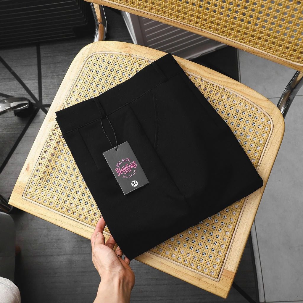 [BIG SIZE NỮ] Quần tây NỮ dáng suông văn phòng vải co giãn bigsize > 60kg bigsize nữ