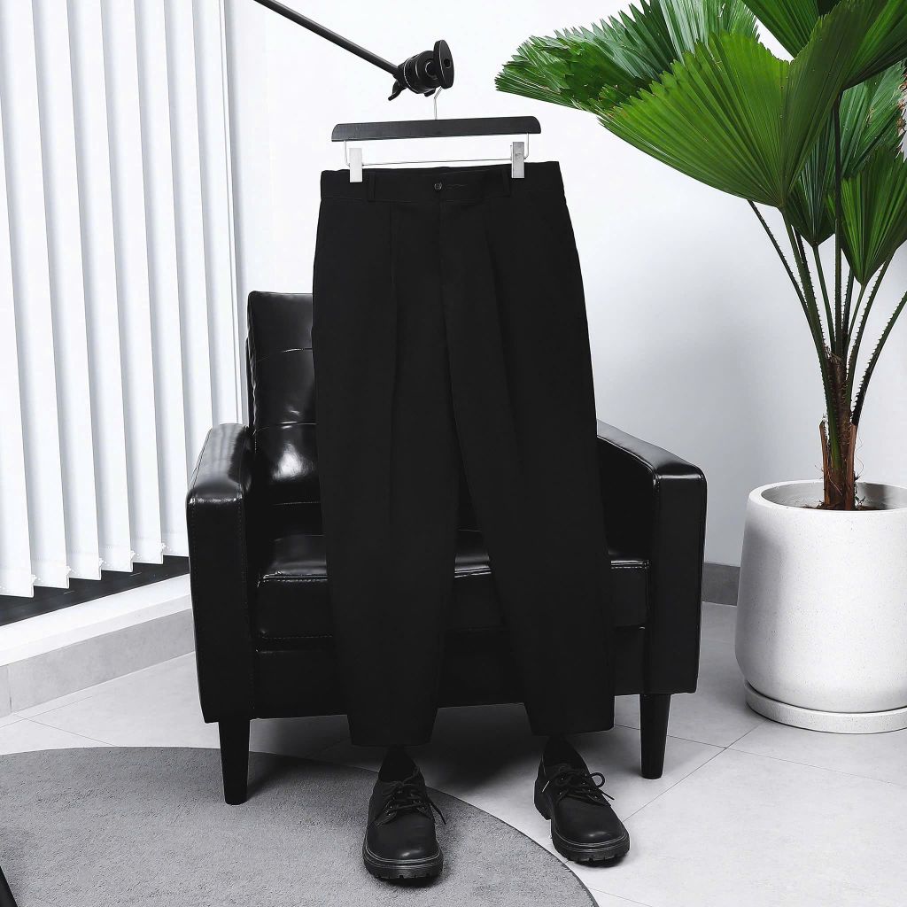 [BIG SIZE NỮ] Quần tây NỮ dáng suông văn phòng vải co giãn bigsize > 60kg bigsize nữ