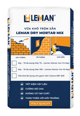  VỮA KHÔ TRỘN SẴN LEMAN 