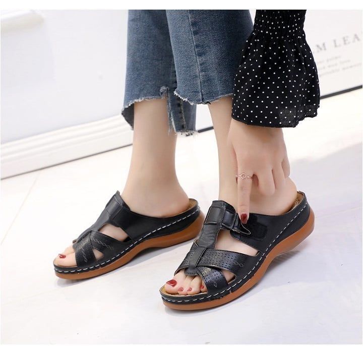 LD586 Dép Da Nữ - Phong Cách Trẻ Trung, Sang Trọng Và Êm Ái