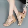 Giày sandal đế bằng sang trọng và thời thượng LD55