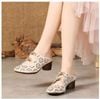Giày sandal sang trọng và nữ tính LD587 đế cao 5cm bền bỉ và êm ái