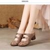 Giày sandal sang trọng và nữ tính LD587 đế cao 5cm bền bỉ và êm ái
